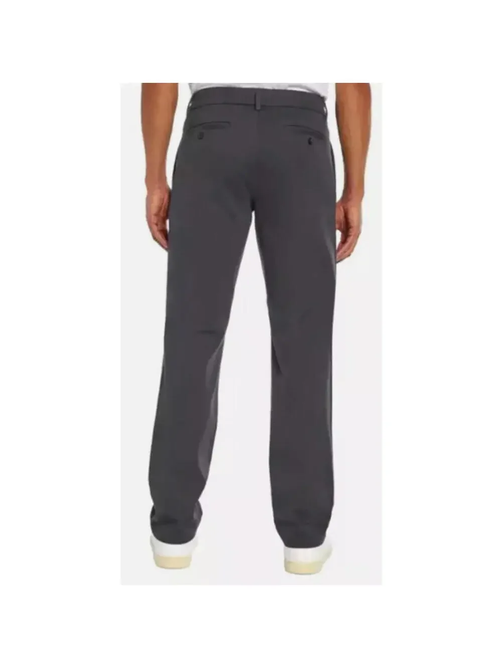 Banana Republic Mens Chino Pants Size 36x30 Gray Straight Slim NEW Stretch Fit
